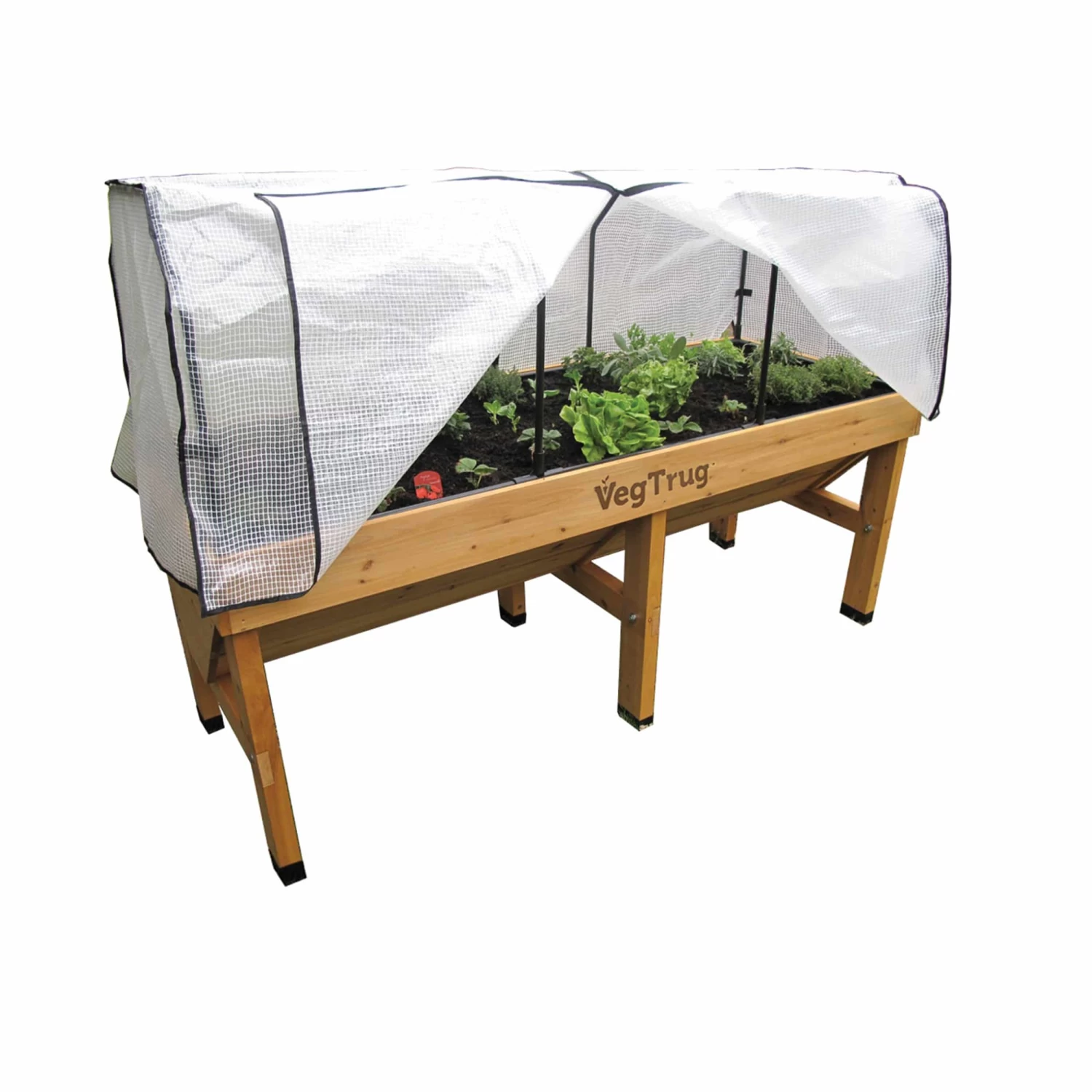 Gitternetzfolie Mit Rahmen Für Hochbeet Medium L180cm