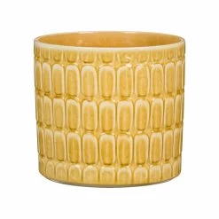 Keramik-Blumentopf Lagom D16 Cm Hellgelb
