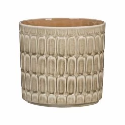 Keramik-Blumentopf Lagom D16 Cm Beige