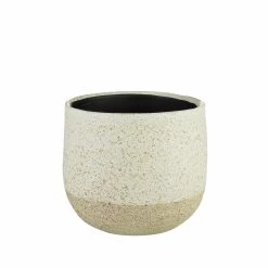 Keramik-Blumentopf Iris D12,5 Cm Sand Auslaufmodell